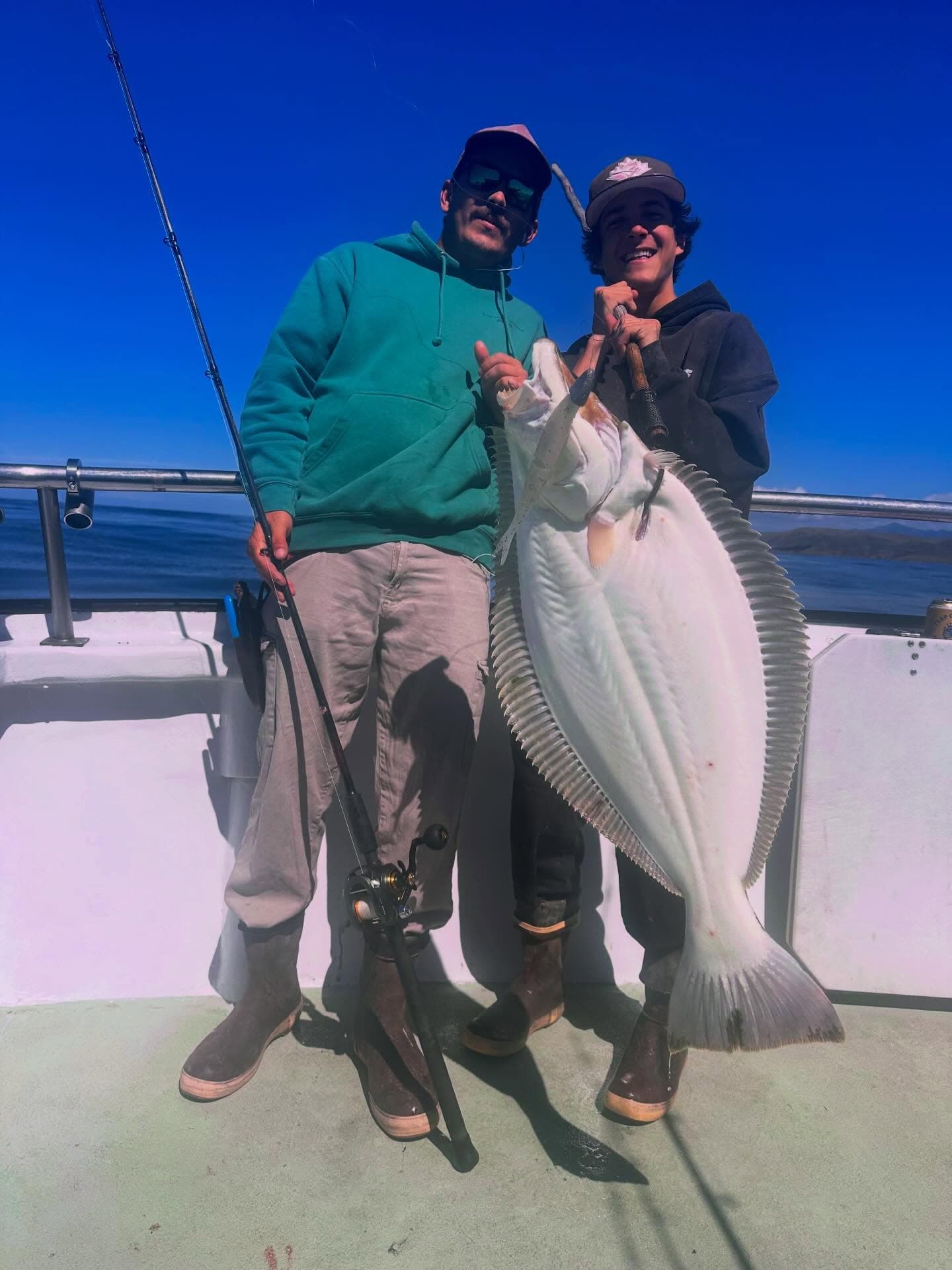 Big halibut boated on Starfire