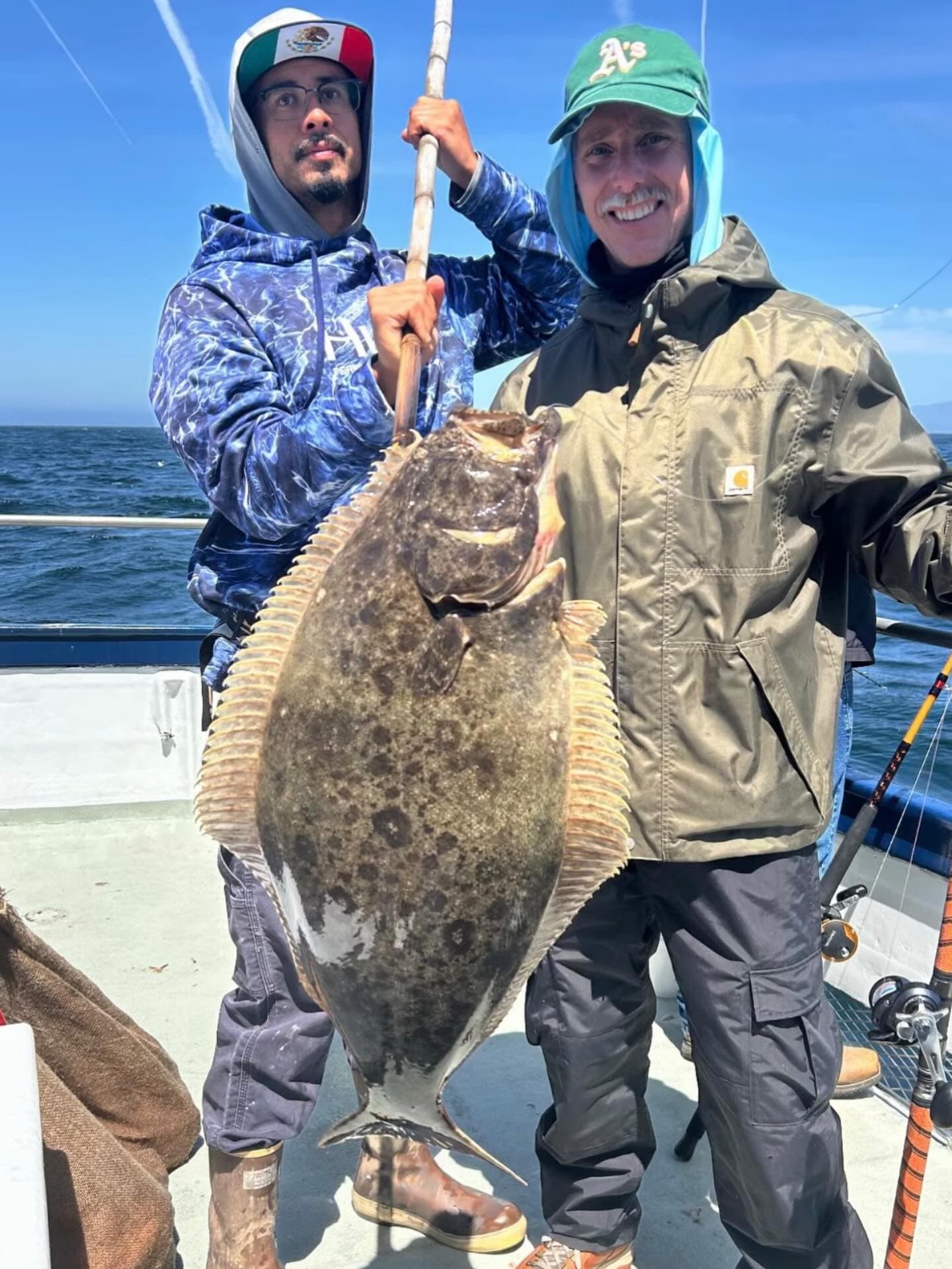 17 pound halibut caught on shallow water trip
