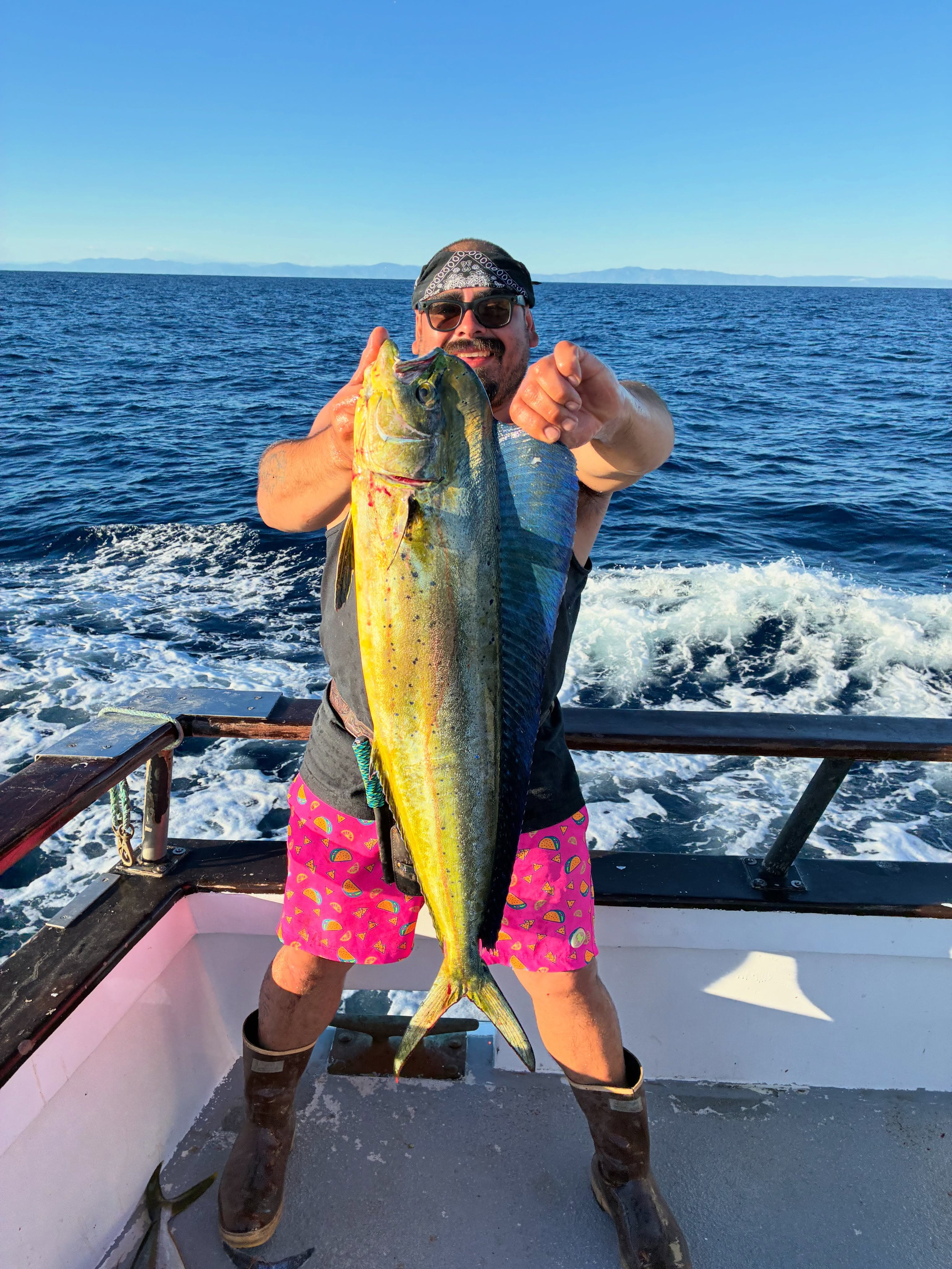 Angler scores a big accidental dorado