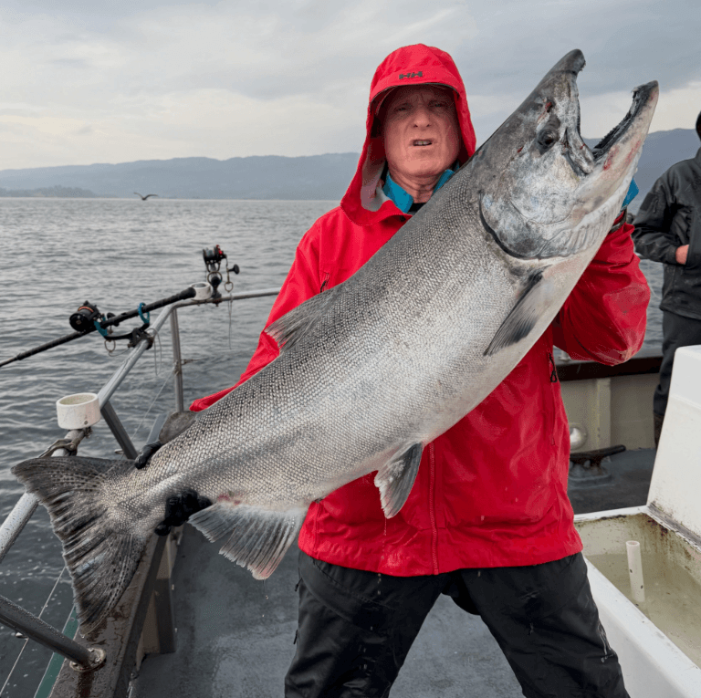 Lovely Martha: 40 Pound King Salmon Hits the Deck