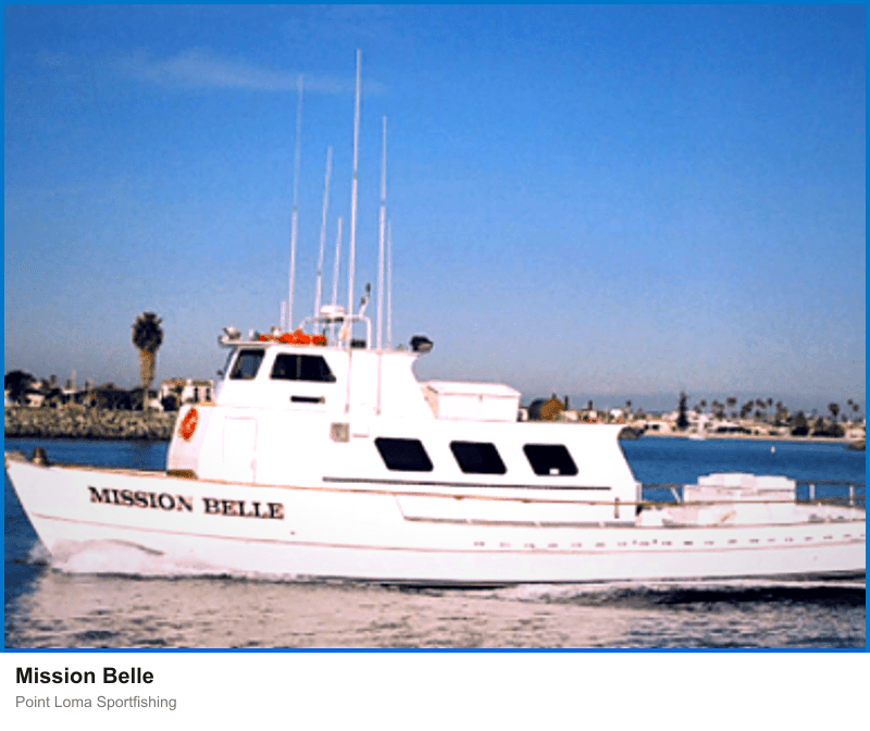 Mission Belle at Point Loma Sportfishing